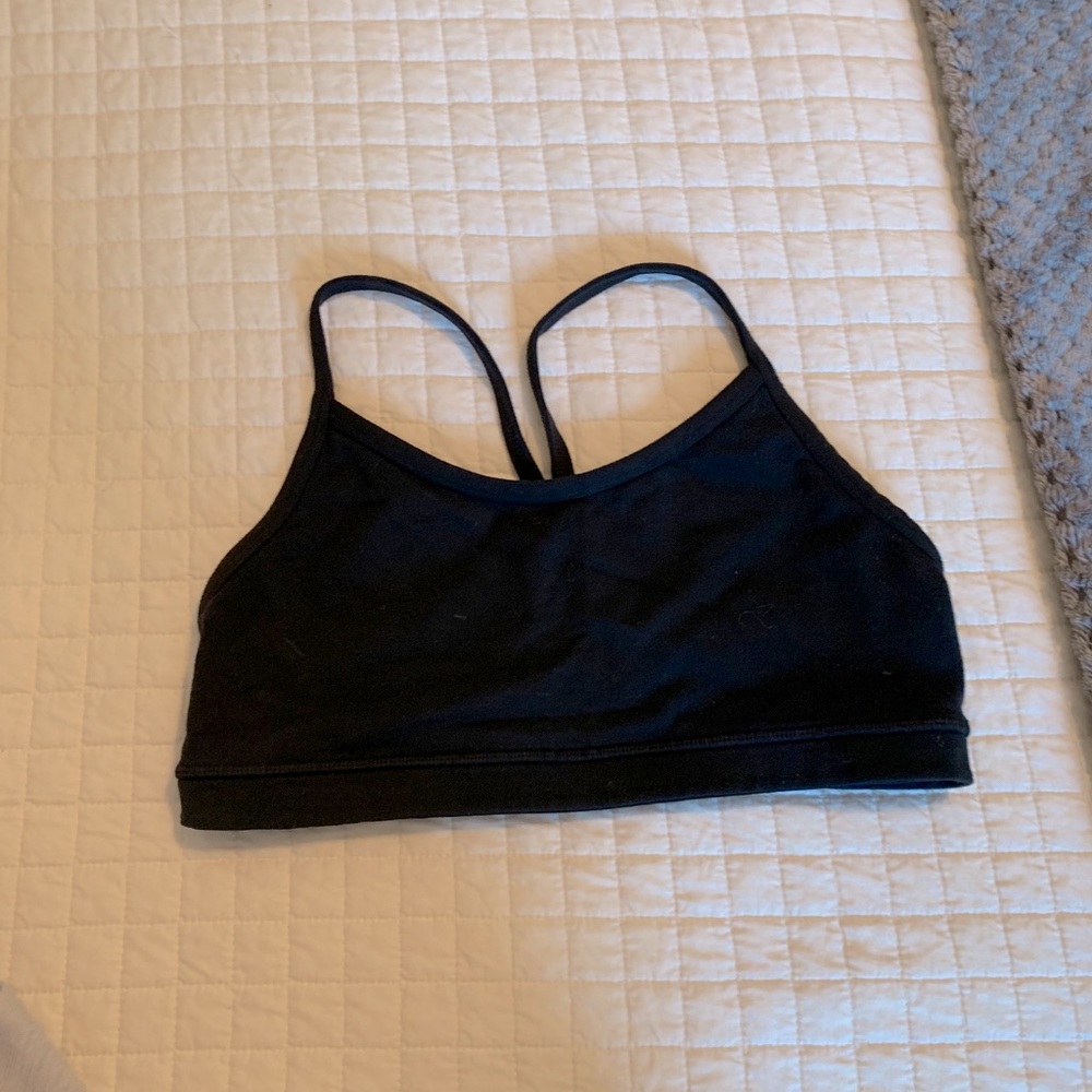 Lululemon Black Flow Y Sports Bra